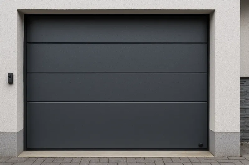 Installation d'une porte de garage motorisée sectionnelle avec sécurité et isolation optimale à Carpentras dans le Vaucluse