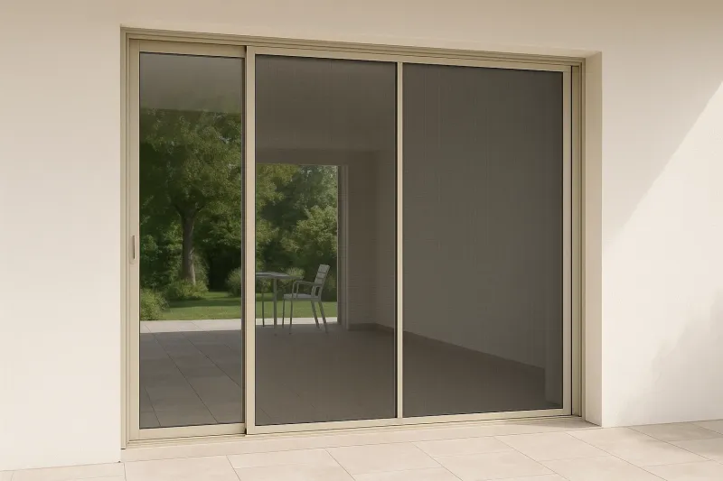 Pose de moustiquaire coulissante grande ouverture pour les baie vitrée et les porte-fenêtre sur mesure à Orange